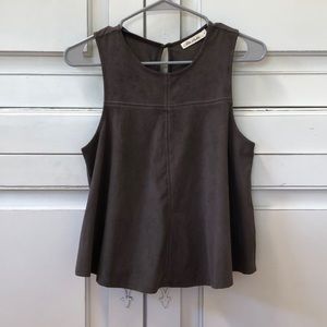 Velvety brown blouse from Chloe&Katie